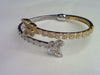 10KT 2.68CT D- BANGLE BAGUETTES "BUTTERFLY"