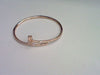 10KT1.99CT D-BANGLE "IRON NAIL"