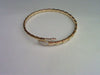 10KT 0.24CT D- BANGLE