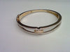 14KT 0.98-1.16CT D-BANGLE BAGUETTES