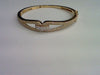 14KT 1.47-1.63CT D-BANGLE BAGUETTES