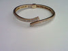 14KT 0.97CT D-BANGLE BAGUETTES