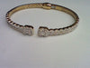 10KT 1.24CT D- BANGLE BAGUETTES