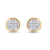 CLOSEOUT 10KT 0.05CT D- EARRINGS