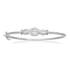 10K 0.32CT D-BANGLE LDS RDS