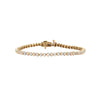 14KY 2.55CTW DIAMOND OVAL SHAPED LADIES BRACELET