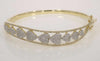 10KT 1.48CT D-BANGLE "HEART"