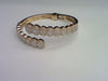 14KT 1.68-1.86CT D-BANGLE BAGUETTES