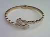10KT 1.54CT D-BYPASS BANGLE BAGUETTES "CLOVER"