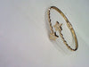 10KT 0.56CT D-BYPASS BANGLE "STAR"