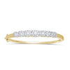 10K 2.00CT D-BANGLE LDS RDS